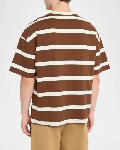 Amiri Men 's Striped Oversized Polo Shirt | Thumbnail 3 Amiri Men 's Striped Oversized Polo Shirt | Thumbnail 3