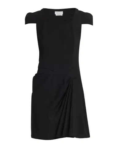 McQueen Tailored Cap-Sleeve Draped Mini Dress | Thumbnail 1 McQueen Tailored Cap-Sleeve Draped Mini Dress | Thumbnail 1