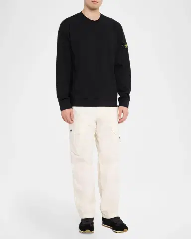 Stone Island Men's Compass Crewneck Sweatshirt | Thumbnail 2 Stone Island Men's Compass Crewneck Sweatshirt | Thumbnail 2