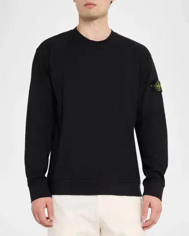 Stone Island Men's Compass Crewneck Sweatshirt | Thumbnail 4 Stone Island Men's Compass Crewneck Sweatshirt | Thumbnail 4