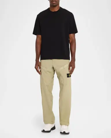Stone Island Men 's Cotton Straight-Leg Pull-On Pants | Thumbnail 2 Stone Island Men 's Cotton Straight-Leg Pull-On Pants | Thumbnail 2