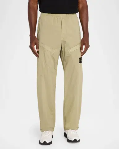 Stone Island Men 's Cotton Straight-Leg Pull-On Pants | Thumbnail 4 Stone Island Men 's Cotton Straight-Leg Pull-On Pants | Thumbnail 4