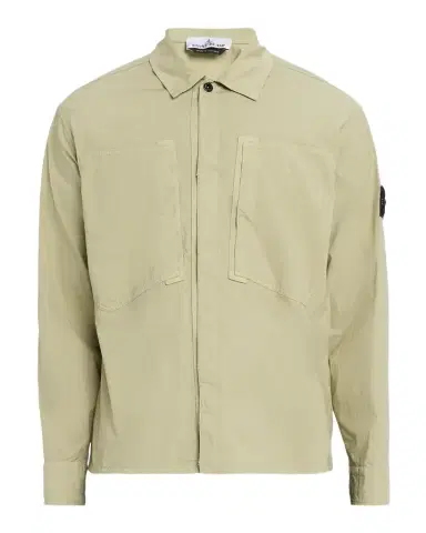 Stone Island Men's Cotton-Stretch Button-Down Shirt | Thumbnail 1 Stone Island Men's Cotton-Stretch Button-Down Shirt | Thumbnail 1