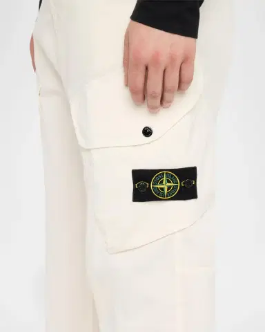 Stone Island Men's Cotton Straight-Leg Cargo Pants | Thumbnail 5 Stone Island Men's Cotton Straight-Leg Cargo Pants | Thumbnail 5