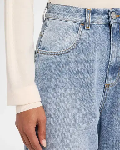 Róhe Berber High-Rise Barrel-Leg Jeans | Thumbnail 5 Róhe Berber High-Rise Barrel-Leg Jeans | Thumbnail 5