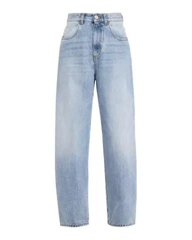 Róhe Berber High-Rise Barrel-Leg Jeans | Thumbnail 1 Róhe Berber High-Rise Barrel-Leg Jeans | Thumbnail 1