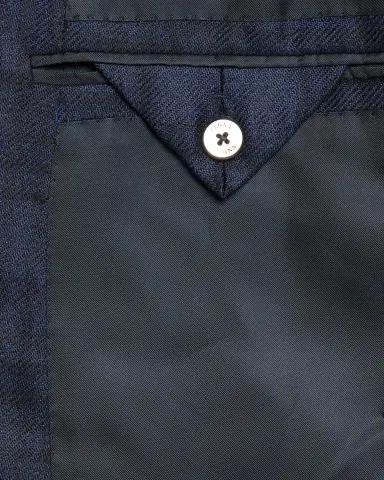 ZEGNA Men's Cashmere and Silk Check Single-Breasted Sport Coat | Thumbnail 6 ZEGNA Men's Cashmere and Silk Check Single-Breasted Sport Coat | Thumbnail 6