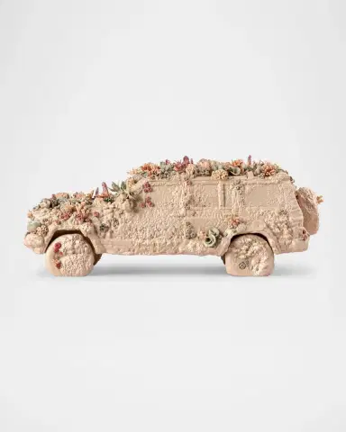 Lladro x REEFLINE Miami Beach Limited Edition Coral Car (Sand) Porcelain Sculpture | Thumbnail 2 Lladro x REEFLINE Miami Beach Limited Edition Coral Car (Sand) Porcelain Sculpture | Thumbnail 2