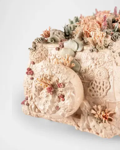 Lladro x REEFLINE Miami Beach Limited Edition Coral Car (Sand) Porcelain Sculpture | Thumbnail 4 Lladro x REEFLINE Miami Beach Limited Edition Coral Car (Sand) Porcelain Sculpture | Thumbnail 4