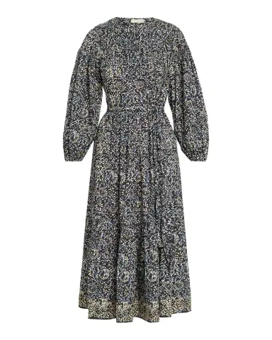 Ulla Johnson Serephina Long-Sleeve Midi Dress | Thumbnail 1 Ulla Johnson Serephina Long-Sleeve Midi Dress | Thumbnail 1