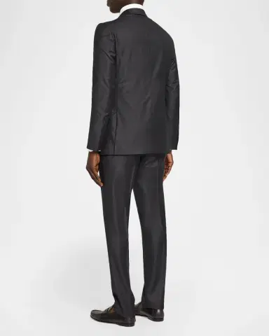 Zegna Men's 12milmil12 Wool Tonal Check Suit | Thumbnail 3 Zegna Men's 12milmil12 Wool Tonal Check Suit | Thumbnail 3
