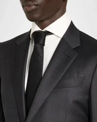 Zegna Men's 12milmil12 Wool Tonal Check Suit | Thumbnail 6 Zegna Men's 12milmil12 Wool Tonal Check Suit | Thumbnail 6