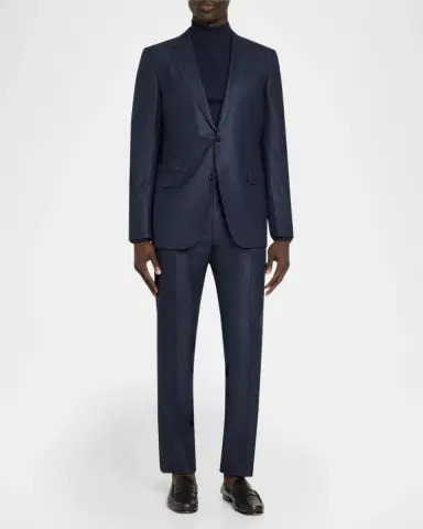 Zegna Men's 12milmil12 Wool Tonal Check Suit | Thumbnail 2 Zegna Men's 12milmil12 Wool Tonal Check Suit | Thumbnail 2