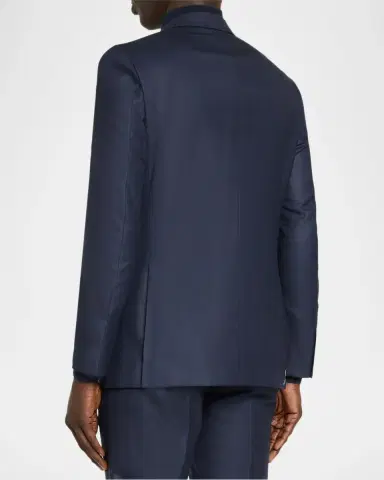 Zegna Men's 12milmil12 Wool Tonal Check Suit | Thumbnail 3 Zegna Men's 12milmil12 Wool Tonal Check Suit | Thumbnail 3