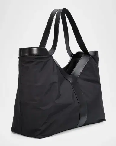 Saint Laurent Men 's Y Large Tote Bag in Nylon | Thumbnail 2 Saint Laurent Men 's Y Large Tote Bag in Nylon | Thumbnail 2