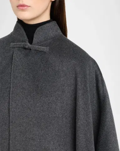 Róhe Double-Faced Wool-Cashmere Poncho | Thumbnail 5 Róhe Double-Faced Wool-Cashmere Poncho | Thumbnail 5