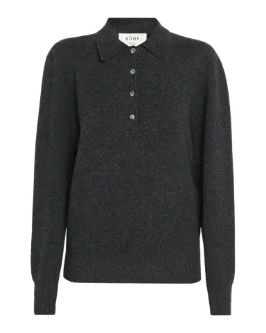 Róhe Wool-Blend Polo Sweater | Thumbnail 1 Róhe Wool-Blend Polo Sweater | Thumbnail 1