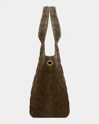 Saint Laurent Icare Medium Quilted Suede Tote Bag | Thumbnail 7 Saint Laurent Icare Medium Quilted Suede Tote Bag | Thumbnail 7