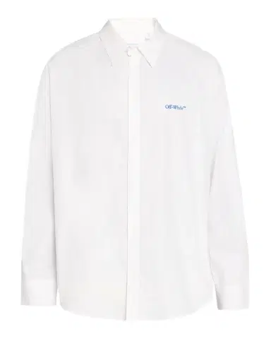 Off-White Men's Bacco Arrow Poplin Sport Shirt | Thumbnail 1 Off-White Men's Bacco Arrow Poplin Sport Shirt | Thumbnail 1