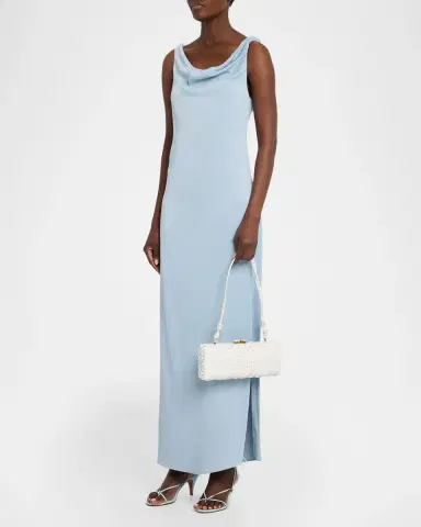 Poolside The Nantucket Woven Leather Clutch | Thumbnail 5 Poolside The Nantucket Woven Leather Clutch | Thumbnail 5