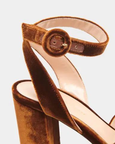 Gianvito Rossi Sabrina 70MM Platform Velvet Sandals | Thumbnail 5 Gianvito Rossi Sabrina 70MM Platform Velvet Sandals | Thumbnail 5