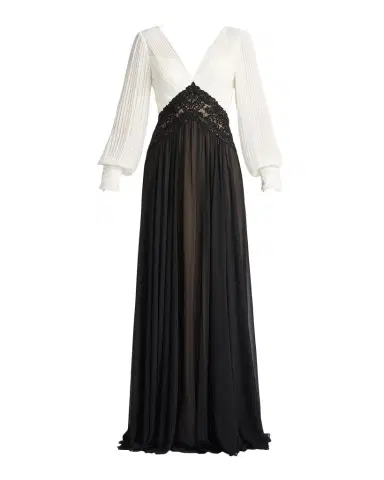 Tadashi Shoji Embroidered Two-Tone Georgette Gown | Thumbnail 1 Tadashi Shoji Embroidered Two-Tone Georgette Gown | Thumbnail 1
