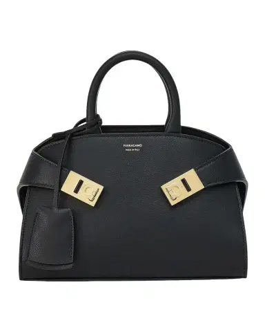 Ferragamo Mini Hug Leather Crossbody Bag | Thumbnail 1 Ferragamo Mini Hug Leather Crossbody Bag | Thumbnail 1