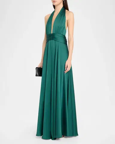 Ramy Brook Jasmine Backless Plunging Gown | Thumbnail 4 Ramy Brook Jasmine Backless Plunging Gown | Thumbnail 4