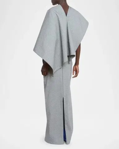 Issey Miyake Allow Sculptural Cape Maxi Dress | Thumbnail 3 Issey Miyake Allow Sculptural Cape Maxi Dress | Thumbnail 3