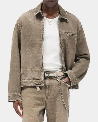 Represent Men's Legacy Cotton Denim Jacket | Thumbnail 4 Represent Men's Legacy Cotton Denim Jacket | Thumbnail 4