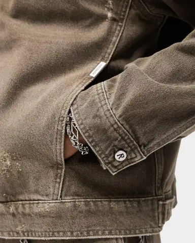 Represent Men's Legacy Cotton Denim Jacket | Thumbnail 8 Represent Men's Legacy Cotton Denim Jacket | Thumbnail 8