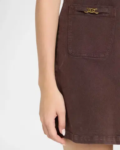 PAIGE Clementine Stretch Cotton Mini Dress | Thumbnail 5 PAIGE Clementine Stretch Cotton Mini Dress | Thumbnail 5