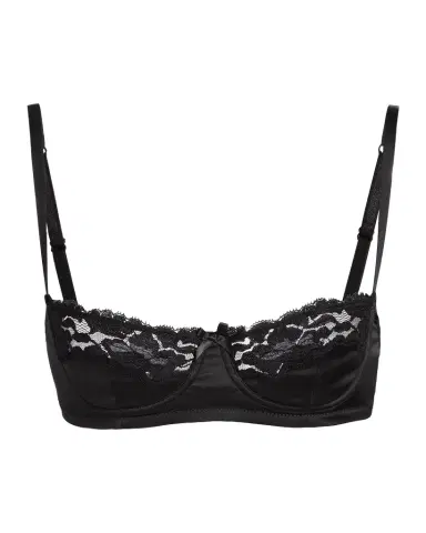 Dolce & Gabbana Lace Semi-Padded Balconette Bra | Thumbnail 1 Dolce & Gabbana Lace Semi-Padded Balconette Bra | Thumbnail 1