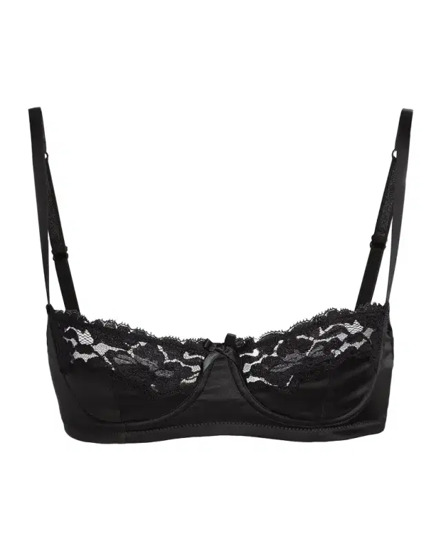 Lace Semi-Padded Balconette Bra Lace Semi-Padded Balconette Bra