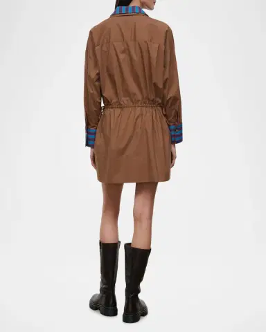 Staud Uptown Mini Shirtdress | Thumbnail 3 Staud Uptown Mini Shirtdress | Thumbnail 3