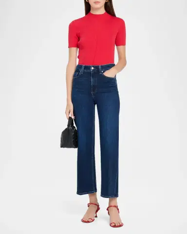 PAIGE Anessa High-Rise Wide-Leg Denim Jeans | Thumbnail 2 PAIGE Anessa High-Rise Wide-Leg Denim Jeans | Thumbnail 2