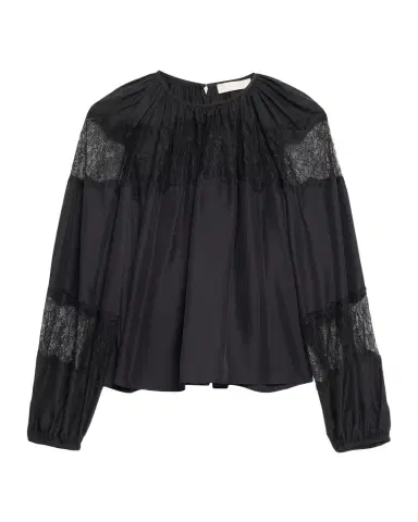 Ulla Johnson Bess Silk Long-Sleeve Blouse | Thumbnail 1 Ulla Johnson Bess Silk Long-Sleeve Blouse | Thumbnail 1
