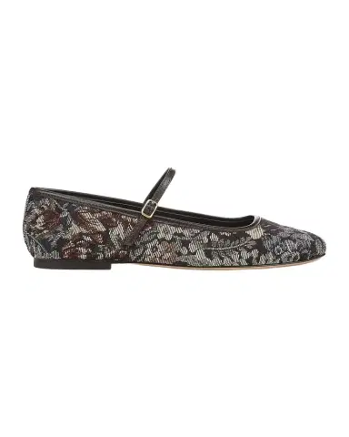 Veronica Beard Ellie Floral Tapestry Mary Jane Ballerina Flats | Thumbnail 1 Veronica Beard Ellie Floral Tapestry Mary Jane Ballerina Flats | Thumbnail 1