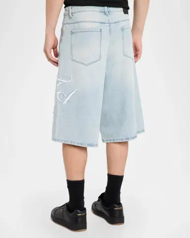 RTA Men's Gustavo Denim Shorts | Thumbnail 3 RTA Men's Gustavo Denim Shorts | Thumbnail 3