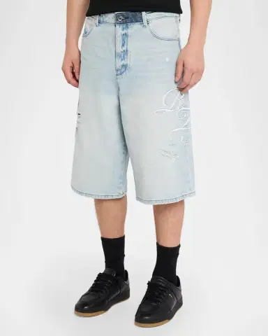 RTA Men's Gustavo Denim Shorts | Thumbnail 4 RTA Men's Gustavo Denim Shorts | Thumbnail 4