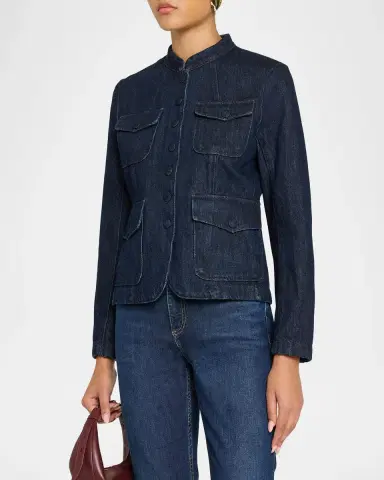 rag & bone Mercer Denim Blazer | Thumbnail 4 rag & bone Mercer Denim Blazer | Thumbnail 4