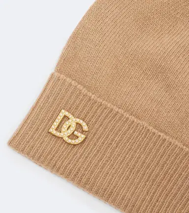 Dolce & Gabbana DG embellished virgin wool beanie | Thumbnail 2 Dolce & Gabbana DG embellished virgin wool beanie | Thumbnail 2