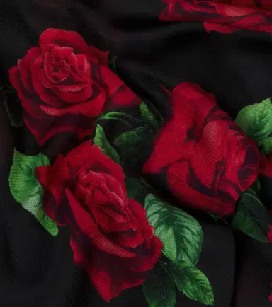 Dolce & Gabbana Floral silk scarf | Thumbnail 3 Dolce & Gabbana Floral silk scarf | Thumbnail 3