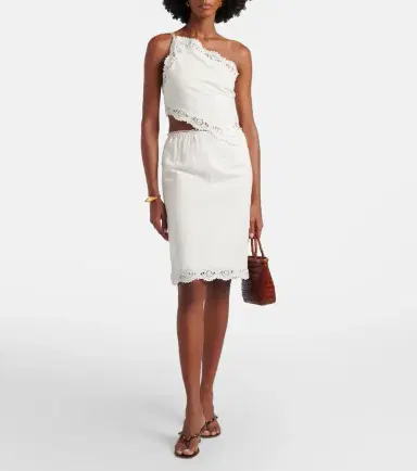 Posse Darya embroidered linen and cotton midi skirt | Thumbnail 3 Posse Darya embroidered linen and cotton midi skirt | Thumbnail 3