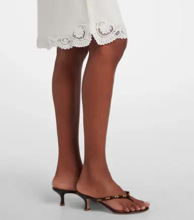 Posse Darya embroidered linen and cotton midi skirt | Thumbnail 4 Posse Darya embroidered linen and cotton midi skirt | Thumbnail 4