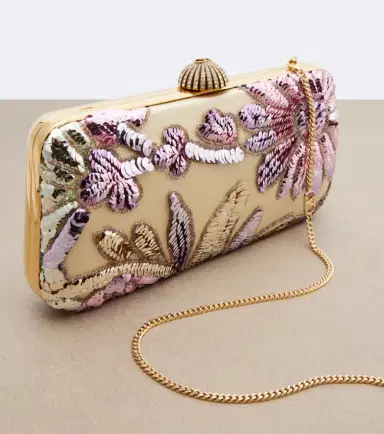 Valentino Garavani Carry Secrets sequined satin clutch | Thumbnail 2 Valentino Garavani Carry Secrets sequined satin clutch | Thumbnail 2