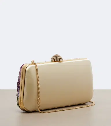 Valentino Garavani Carry Secrets sequined satin clutch | Thumbnail 3 Valentino Garavani Carry Secrets sequined satin clutch | Thumbnail 3