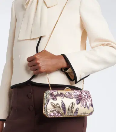 Valentino Garavani Carry Secrets sequined satin clutch | Thumbnail 7 Valentino Garavani Carry Secrets sequined satin clutch | Thumbnail 7