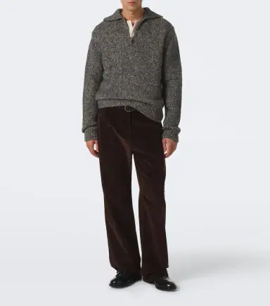 Dolce & Gabbana Wool, alpaca, and linen polo sweater | Thumbnail 2 Dolce & Gabbana Wool, alpaca, and linen polo sweater | Thumbnail 2