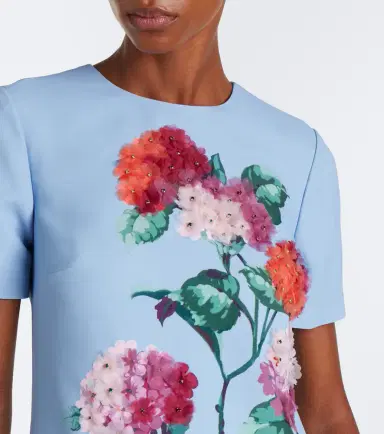 Carolina Herrera Embellished floral-appliqué midi dress | Thumbnail 2 Carolina Herrera Embellished floral-appliqué midi dress | Thumbnail 2